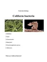 Definition, types, characteristics, importance and application of coliform bacteria