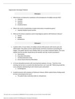 Degenerative Neurologic Problems Mini-quiz 1