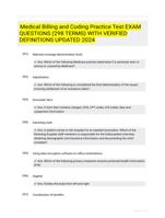 AAPC Medical Coding CPC Final Exam 2017 Test 2