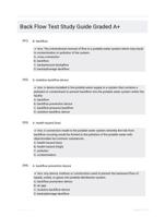 Back Flow Test EXAM QUESTIONS (100 TERMS) WITH VERIFIED DEFINITIONS UPDATED 2024