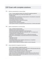 CEP Exam with complete solutions