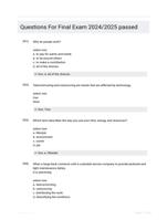 Questions For Final Exam 2024/2025 passed