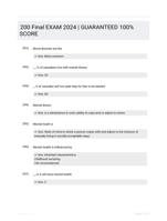 200 Final EXAM 2024 | GUARANTEED 100% SCORE
