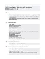 509 Final Exam Questions & Answers 2024(Graded A +).