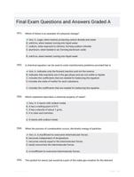 Final Exam Questions and Answers Graded A
