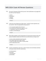 NRS 2024: Exam #3 Review Questions
