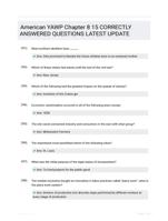 American YAWP Chapter 8 15 CORRECTLY ANSWERED QUESTIONS LATEST UPDATE