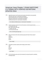 American Yawp Chapter 1 EXAM QUESTIONS (15 TERMS) WITH VERIFIED DEFINITIONS UPDATED 2024