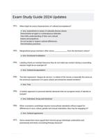 Exam Study Guide 2024 Updates