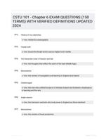 CSTU 101 - Chapter 6 EXAM QUESTIONS (150 TERMS) WITH VERIFIED DEFINITIONS UPDATED 2024