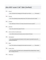 slhs 4301 exam 3 - Q&A (Verified)