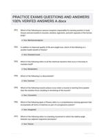 PRACTICE EXAMS  QUESTIONS AND ANSWERS 100% VERIFED ANSWERS A.docx