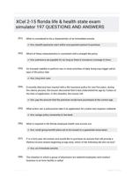XCel 2-15 florida life & health state exam simulator 197 QUESTIONS AND ANSWERS