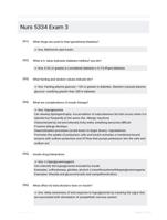 Nurs 5334 Exam 3