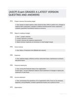 (ASCP) Exam GRADED A LATEST  VERSION QUESTINS AND ANSWERS