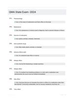 QMA State Exam -2024