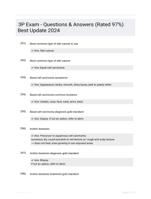 3P Exam - Questions & Answers (Rated 97%) Best Update 2024
