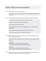 GEOG 1900 Exam #2 (Questions)