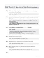 EVIP Test |107 Questions| With Correct Answers.