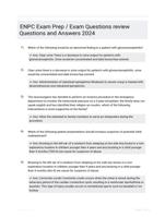 ENPC Exam Prep / Exam Questions review Questions and Answers 2024