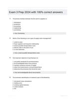 Exam 3 Prep 2024 with 100% correct answers