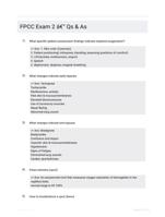 FPCC Exam 2 - Qs & As