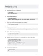 PNR201 Exam #2