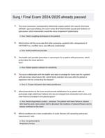 Surg I Final Exam 2024/2025 already passed