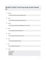 MCBAP CAADC Test Prep Study Guide Graded A+