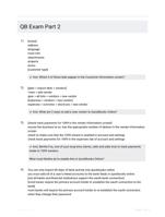 QB Exam Part 2