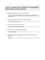 Level 1 Aceable test 6 CORRECTLY ANSWERED QUESTIONS LATEST UPDATE