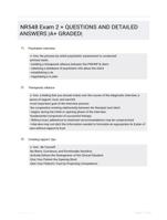 NR548 Exam 2 +  QUESTIONS AND DETAILED ANSWERS |A+ GRADED|