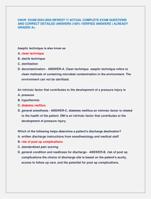 CNOR EXAM 2024-2025 NEWEST !!! ACTUAL COMPLETE EXAM QUESTIONS  AND CORRECT DETAILED ANSWERS (100% VERIFIED ANSWERS )