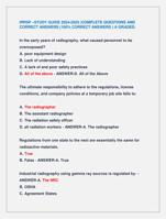 IRRSP STUDY GUIDE 2024-2025 |COMPLETE QUESTIONS AND  CORRECT ANSWERS (100% CORRECT ANSWERS ) A GRADED