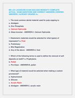 MN LDA LICENSURE EXAM 2024-2025 NEWEST!!! COMPLETE  ACTUAL EXAM QUESTIONS AND CORRECT ANSWERS (VERIFIED  ANSWERS )