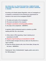 RAC DRUG ONLY ALL PRACTICE EXAM FINAL /COMPLETE EXAM  QUESTIONS AND CORRECT ANSWERS (100% CORRECT ANSWERS)  A GRADED.