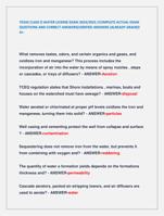 TEXAS CLASS D WATER LICENSE EXAM 2024/2025 /COMPLETE ACTUAL EXAM  QUESTIONS AND CORRECT ANSWERS(VERIFIED ANSWERS