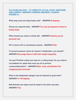 HCA EXAM 2024/2025 / 175 COMPLETE ACTUAL EXAM QUESTIONS  AND CORRECT ANSWERS (VERIFIED ANSWERS ) ALREADY  GRADED A+