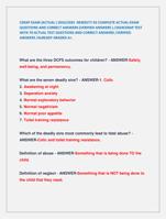 CERAP EXAM (ACTUAL ) 2024/2025 NEWEST!! 92 COMPLETE ACTUAL EXAM  QUESTIONS AND CORRECT ANSWERS (VERIFIED ANSWERS )