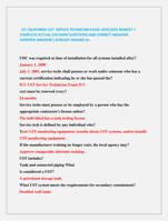 ICC CALIFORNIA UST SERVICE TECHNICIAN EXAM 2024/2025 NEWEST !!  COMPLETE ACTUAL 278 EXAM QUESTIONS AND CORRECT ANSWERS
