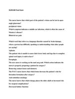 NURS180 Final Exam UPDATED QUESTIONS AND VERIFIED ANSWERS 2024-2025