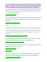 PN ADULT MEDICAL SURGICAL ONLINE PRACTICE 2024 A AND B WITH NGN