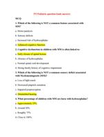 Paediatric midterm exam for ahram candian university