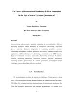 The Future of Personalized Marketing: Ethical Innovation in the Age of Neuro-Tech and Quantum AI