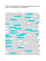 RCAL - NAB Administrator Exam (Federal) | 2025 Updated Practice Test with Verified Answers & Rationales | A+ Guaranteed Pass