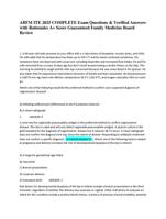 ABFM ITE 2025 | COMPLETE Exam Questions & Verified Answers with Rationales | A+ Score Guaranteed |