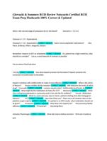 Glowacki & Sommers RCIS Review Notecards / Certified RCIS Exam Prep Flashcards / 100% Correct & Updated
