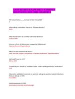 AANP Board Exam Questions with 100% Correct Answers | Verified | Updated 2024