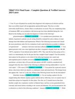 NR667 CEA Final Exam  Complete Questions & Verified Answers 2025 Latest