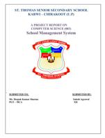 COMPUTER SCIENCE PROJECT USING PYTHON SQL CONNECTOR